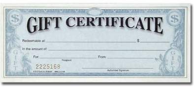 Gift Certificate - Gift Certificates