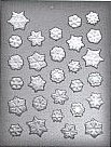 Snowflake Assortment, Plastic Mold - 