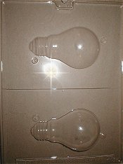 Light Bulb, Plastic Mold - 