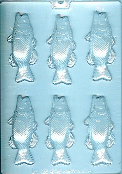 Large Mouth Bass, Plastic Mold - 