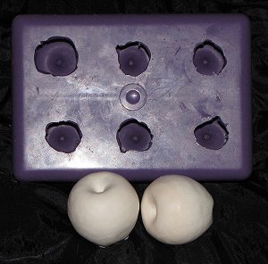 Med Whole Apple Silicone Mold - 