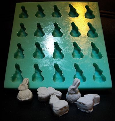 Micro Mini Bunny Silicone Mold - 