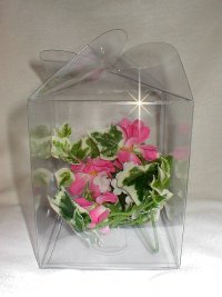 Clear Petal Fold Box - 