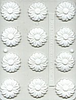 Detailed Daisy, High Temp Plastic Mold - 