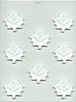 Lg. Maple Leaves, High Temp Plastic Mold - 