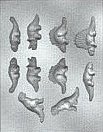 Dinosaurs, Plastic Mold - 