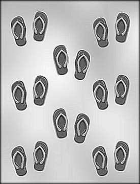 Mini Flip Flops Plastic Mold - 