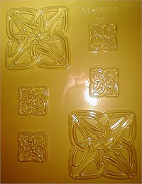 Celtic Squares, Plastic Mold - 