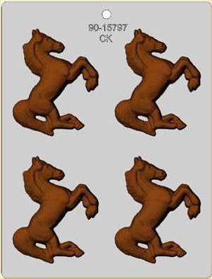 Galloping Horse, Plastic Mold - 