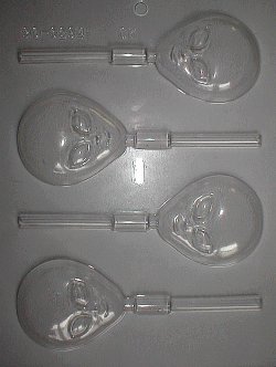 Alien Head, Plastic Mold - 