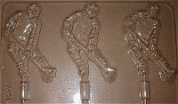 Hockey Player, Plastic Mold - 