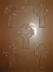 Celtic Cross Plastic Mold - 