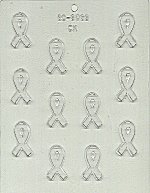 Sm. Awareness Ribbon, Plastic Mold - 
