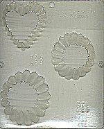 Scalloped Edge Asst, Plastic Mold - 