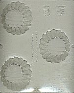 3in. Scalloped, Plastic Mold - 