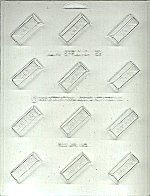 Boullion Bars, Plastic Mold - 