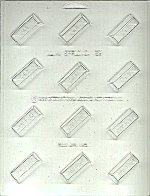 Boullion Bars, Plastic Mold - 