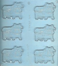 Cartoon Cow Plastic Mold - 