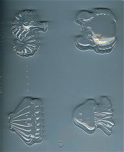 Sea Creatures Soap Mold - 