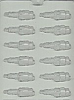 Spark Plugs, Plastic Mold - 