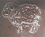 Country Lamb, Plastic Mold - 