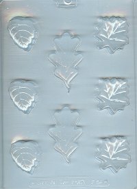 Leaf Assortment Guest Soap, Plastic Mold - 