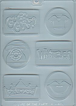 Kool Kids Soap Mold, Plastic Mold - 