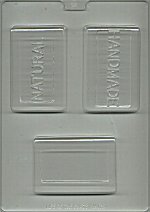 Rectangular Natural Bars Soap Mold - 