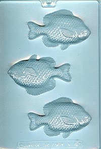 Lg Detailed Fish, Plastic Mold - 