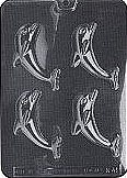 Large Dolphins, Plastic Mold - 