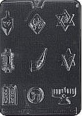 Jewish Assortment, Plastic Mold - 