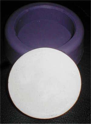 4oz. Round Soap Silicone Mold - 