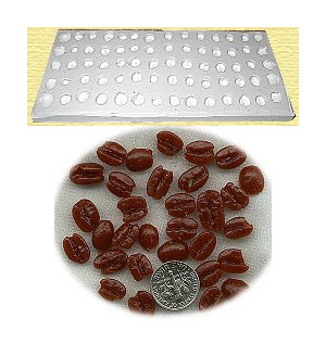 Coffee Beans Silicone Flexible Mold - 