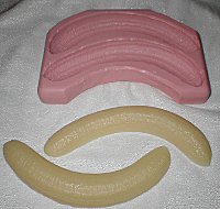 Banana Half Silicone Flexible Mold - 