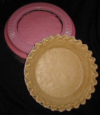 9in. Full Pie Crust Shell Silicone Mold - 