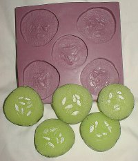 Cucumber Slices Flexible Mold - 