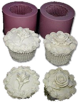 Decorated Cupcake Silicone Mold Set - 