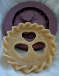 5in. Heart Crust Flexible Mold - 