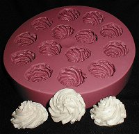 Sm Rosette Silicone Mold - 