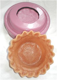 Freshware 12-Cavity Tart Silicone Mold for Quiche, Pastry, Pie and Custard,  CB-111RD 