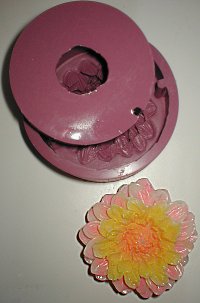 Peony Floater Silicone Mold - 