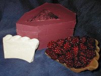 Raspberry Pie Slice Silicone Mold - 