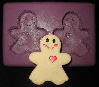 Gingerbread Girl Silicone Mold - 