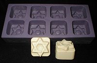 Star of David Petit Four Silicone Mold - 