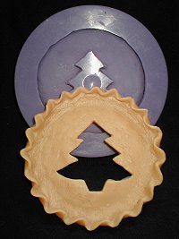 5in. Pine Tree Topper Crust Silicone Mold - 