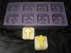 Cross Petit Four Silicone Mold - 