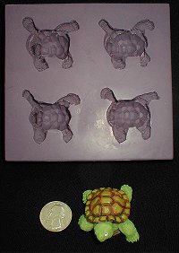 Small Turtle Silicone Mold - 