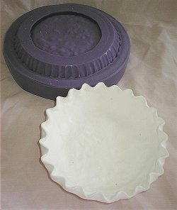 7in. Full Pie Crust Silicone Mold - 