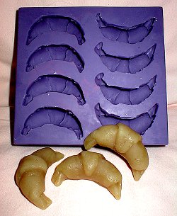 Mini Croissant, Silicone Mold - 