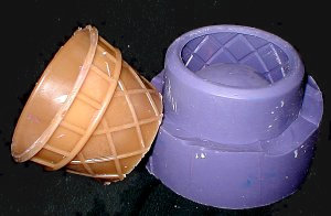 Ice Cream Cone Cup Silicone Mold - 